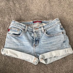 BCBG MAXAZRIA JEAN SHORT CUT OFFS